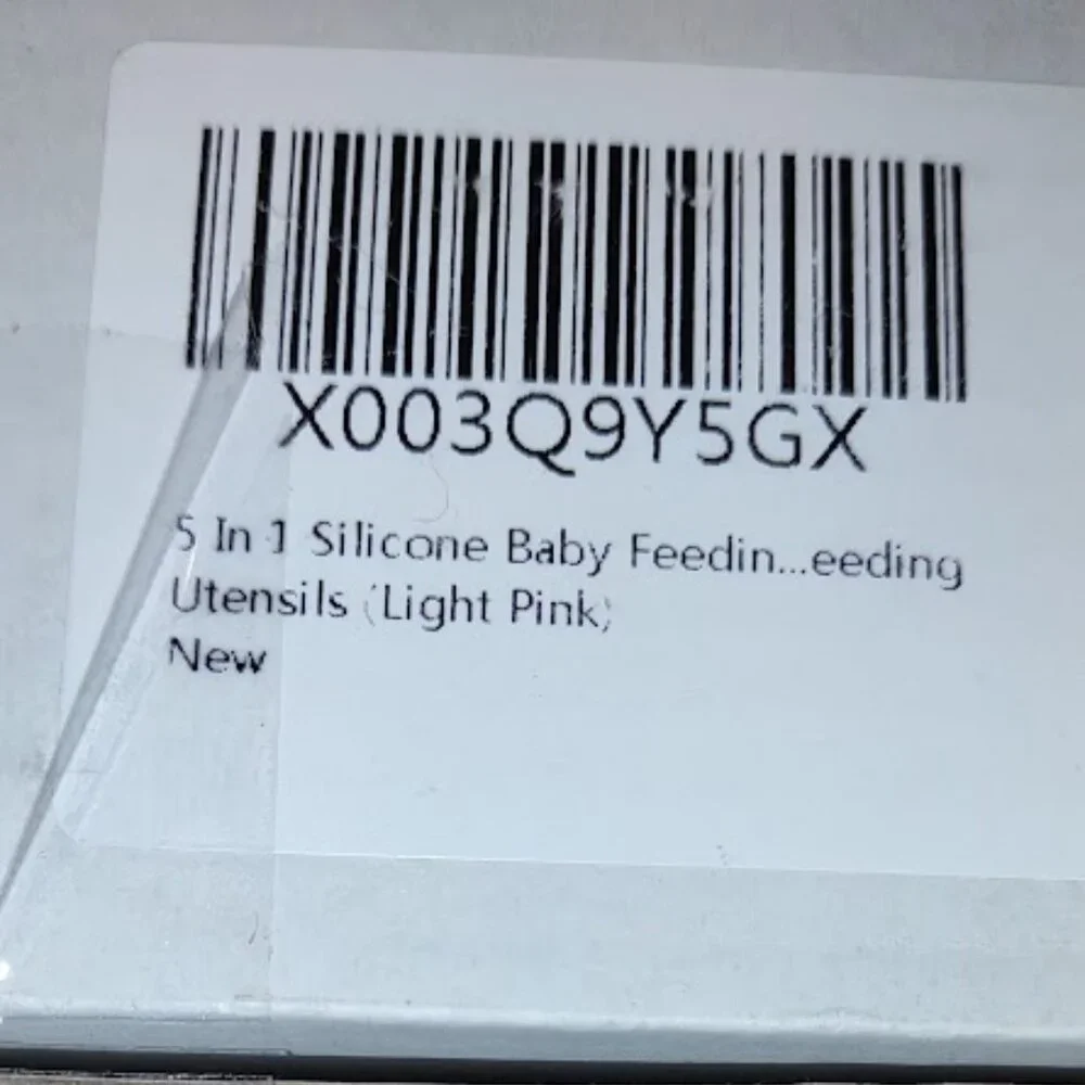 SILICONE, BABY'S FIRST DISHES 6 PIECE SET NEW IN OPEN BOX PINK DISHWASHER SAFE